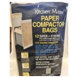 2 Kitch master Paper compactor bags