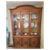 Stanley Furniture Lighted China Cabinet with Glass