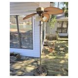 Tropical Style Outdoor Portable Stand Fan SEE DESC