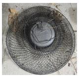 Black metal fish catcher