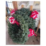 Lot of 3 large wreaths