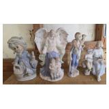 Estate lot of porcelain figurines