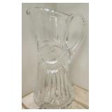Crystal cut pitcher