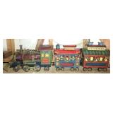Large Metal Santa Express Decorative Train