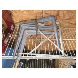 Estate lot of metal L brackets