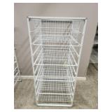 White 6 drawer organizer