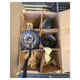 Set of 4 metal decor