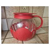 Glass plastic and silicon popcorn pitcher