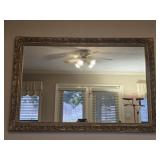 Large Gold framed mirror