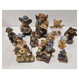 Big lot of bear figurines *minor small chips