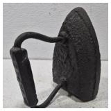 Antique cast iron iron