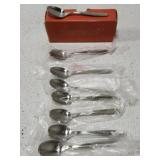 8 Nicro Berndorf Mocha spoons