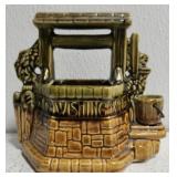 Vintage McCoy Pottery wishing well planter