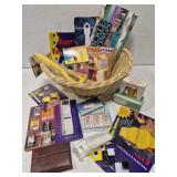 Basket of misc kitchen gadgets