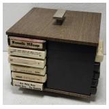 Vintage 8 track turning stand