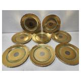 Victoria Czechoslovakia 24K gold encrusted China