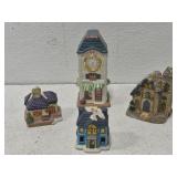 Ceramic Badcock village pieces & more