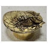 Gold plated Trinket box