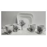 Corolla Coordinates Porcelain tree print