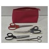 Bag of assorted scissors