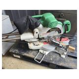 Hitachi Slide compound saw tested working