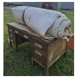 Wood desk and Insulation