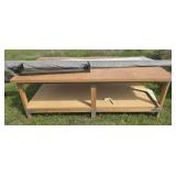 Wood table TARP NOT INCLUDED