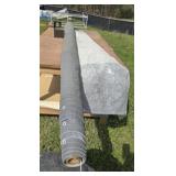 Large roll of tarp