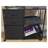 Lightweight Roll Around Office Storage w Drawers
