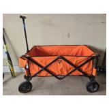 Collapsible orange wagon