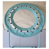 Teal color foldable chair