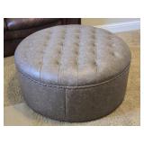 Very Nice Round Studded Ottoman