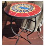 Tile top small table