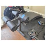 Cushioned workout bench