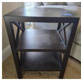 Small faux wood table