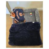 Lot of dog bed items