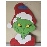 Marcia art hand made grinch hanger