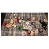 Estate lot of Christmas ornaments