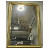 Large framed wall hanging mirror