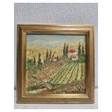 Framed oil on canvas by Laura Robinson