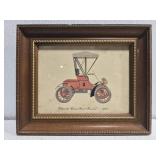 Framed Oldsmobile print