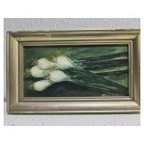 Small framed oil on board by Laura Werner