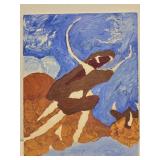 Oil on canvas painting