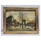 Small framed print on canvas