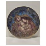 Edna Hibel porcelain "The First Holiday" plate