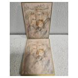 Lot of 26 Edna Hibel small prints