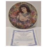 Edna Hibel "The Christmas Rose" plate #1386