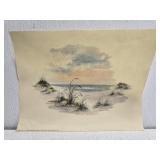 Print of a beach by Laura Robinson