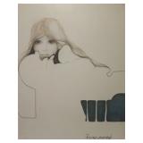 Ice Blue By Rosamond Print