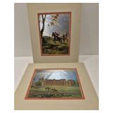 Vintage holographic Dufex prints